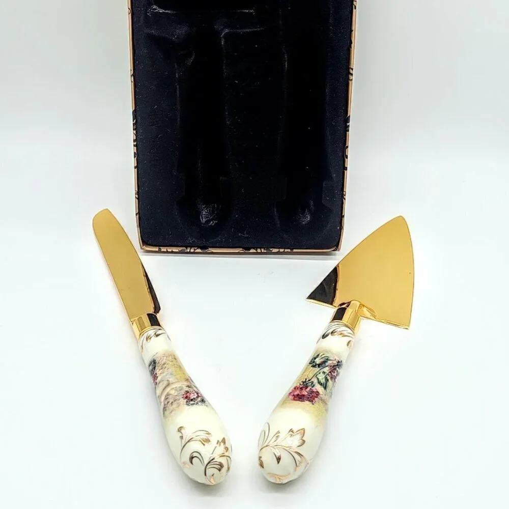 Swarask Baghdad Iraq Cake Pie Serving Set NIB